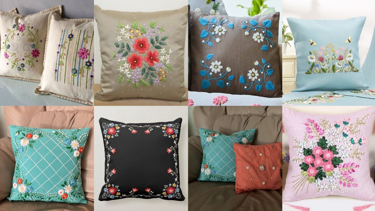 Elegant Cushion Covers Hand Embroidery Designs | Hand Embroidery|
