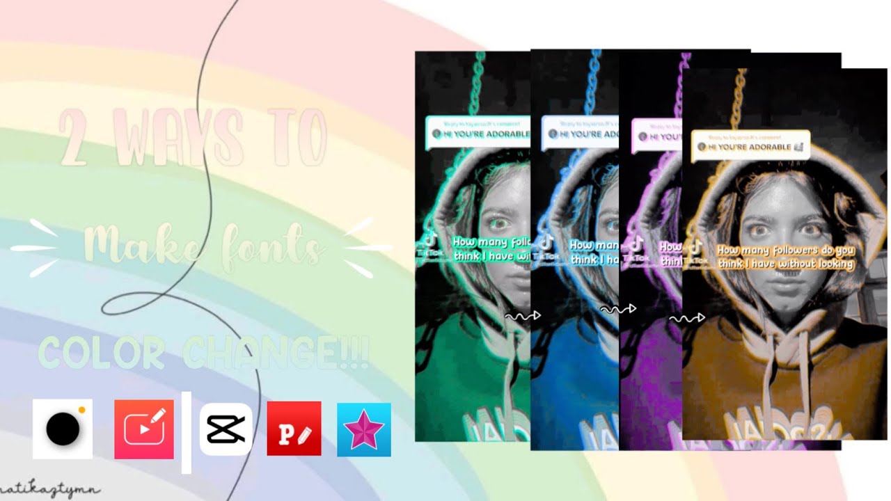 How to make your font color change on vont