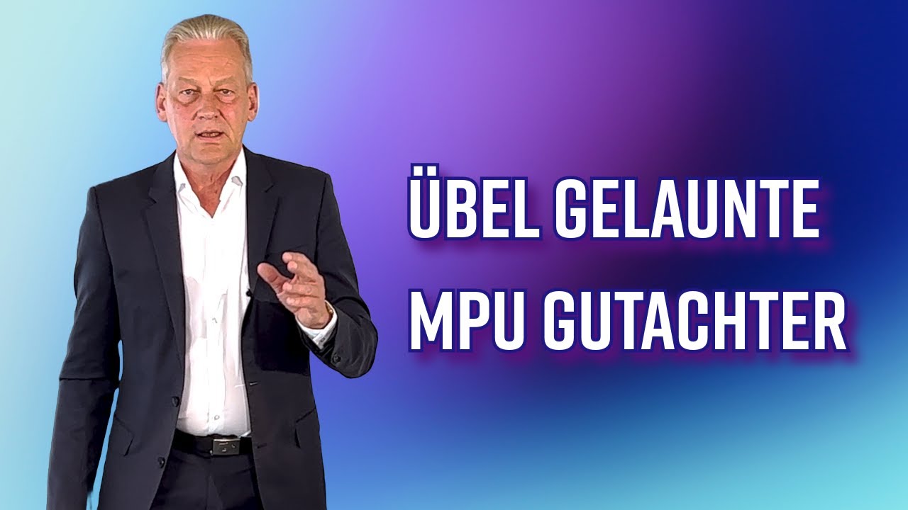 So reagierst du perfekt, wenn dein MPU Gutachter schlechte Laune hat!