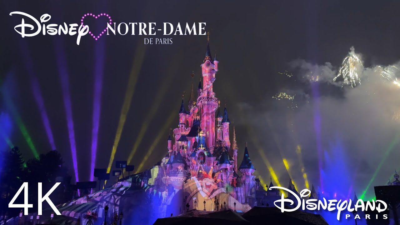 [4K] Disney ❤ Нотр-Дам де Пари — ПОЛНОЕ ШОУ Диснейленд Париж 2024
