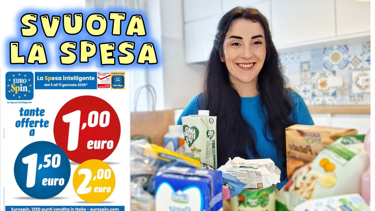 Svuota Spesa Eurospin☺️🛒 Volantino €1!💸