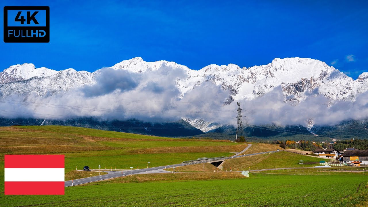 🇦🇹  Driving the Austrian Fernpass, Amazing Alps View 