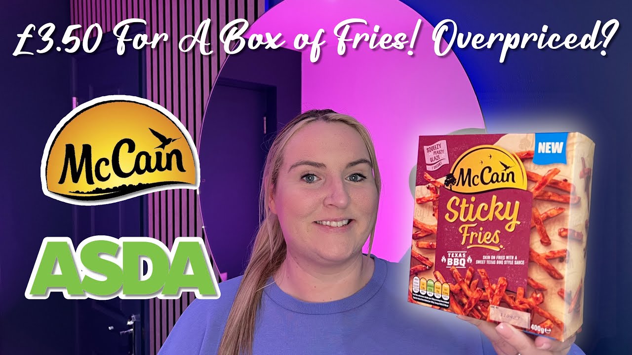 NEW but are they worth buying? | McCain Texas BBQ Sticky Fries Review 🍟 | April 2023