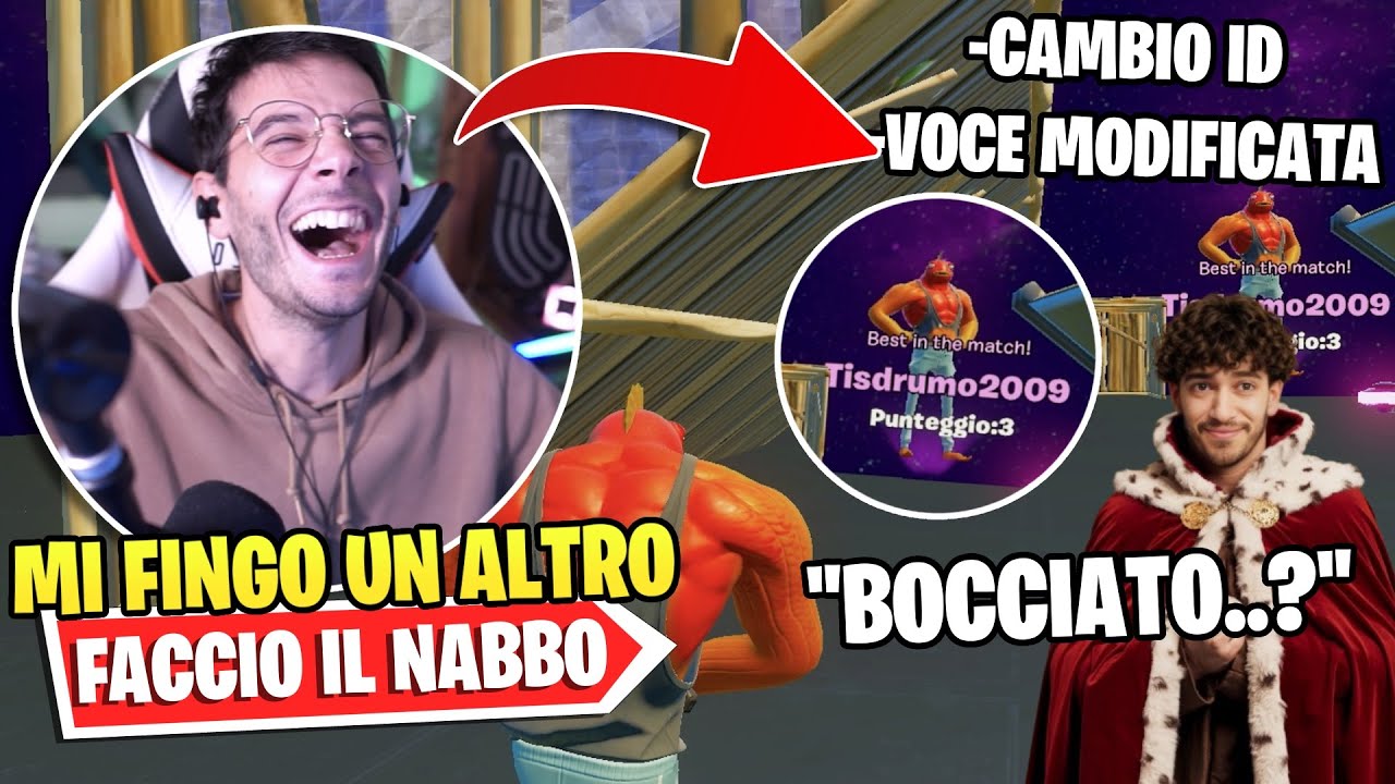 Faccio il PROVINO da uno FAMOSO in SEGRETO! modifico Voce e ID #fortnite #fortniteita #smi_ii