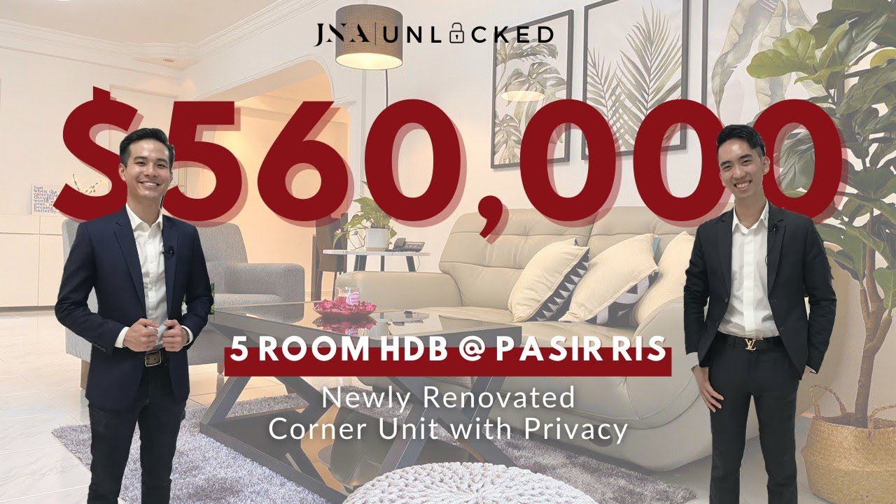 [Жилая квартира HDB в Пасир Рис] JNAUnlocked 34 | 5-комнатная квартира HDB в жилом комплексе Паси...