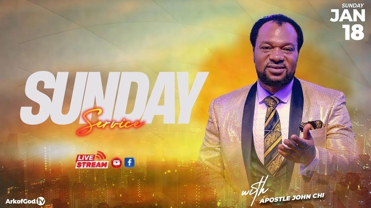 THE AGCOM SUNDAY SERVICE BROADCAST WITH APOSTLE JOHN CHI (18-01- 2026)