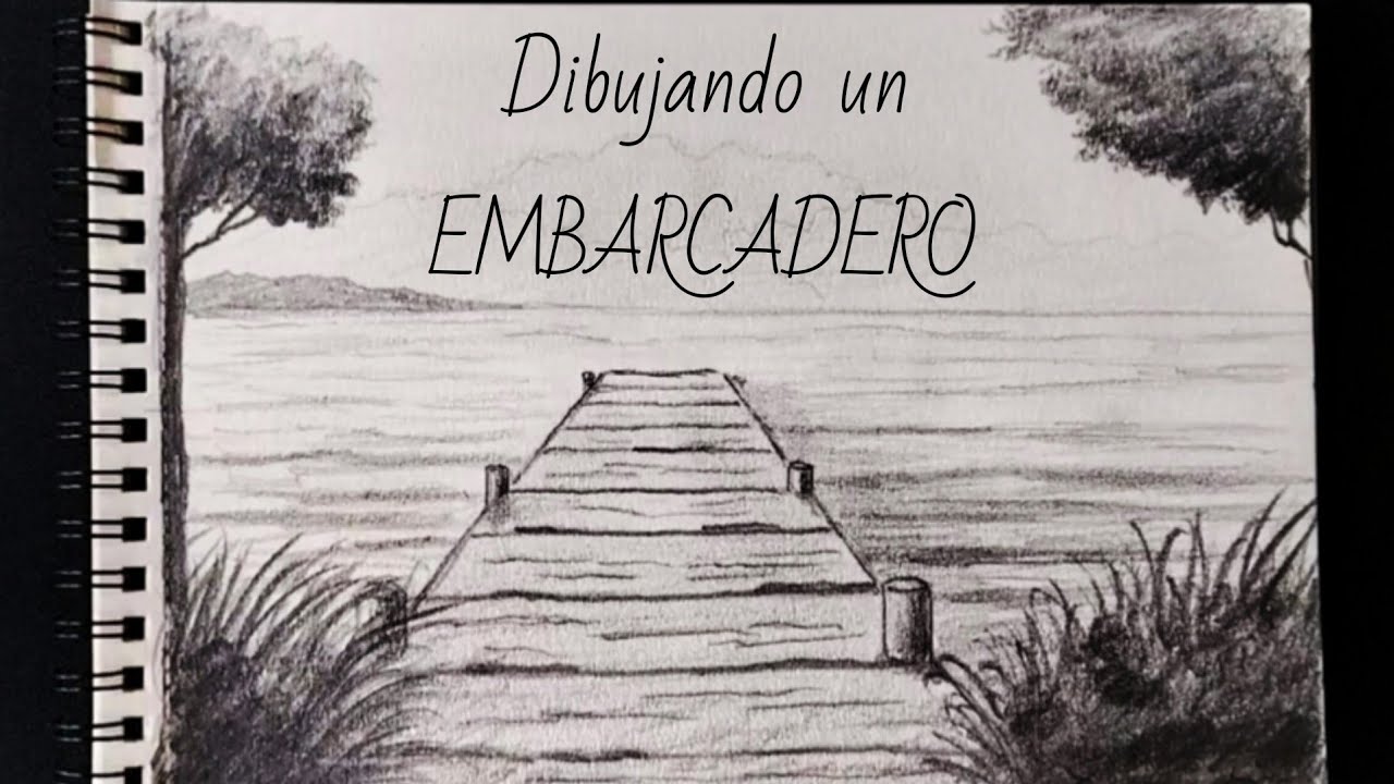 #8 Cómo Dibujar un Muelle en el Lago - Tutorial Paso a Paso para Principiantes
