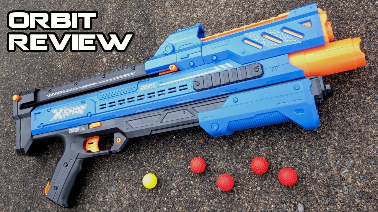 X-SHOT CHAOS ORBIT BLASTER REVIEW (Internal Mag Pump-action RIVAL Blasting!) | Walcom S7