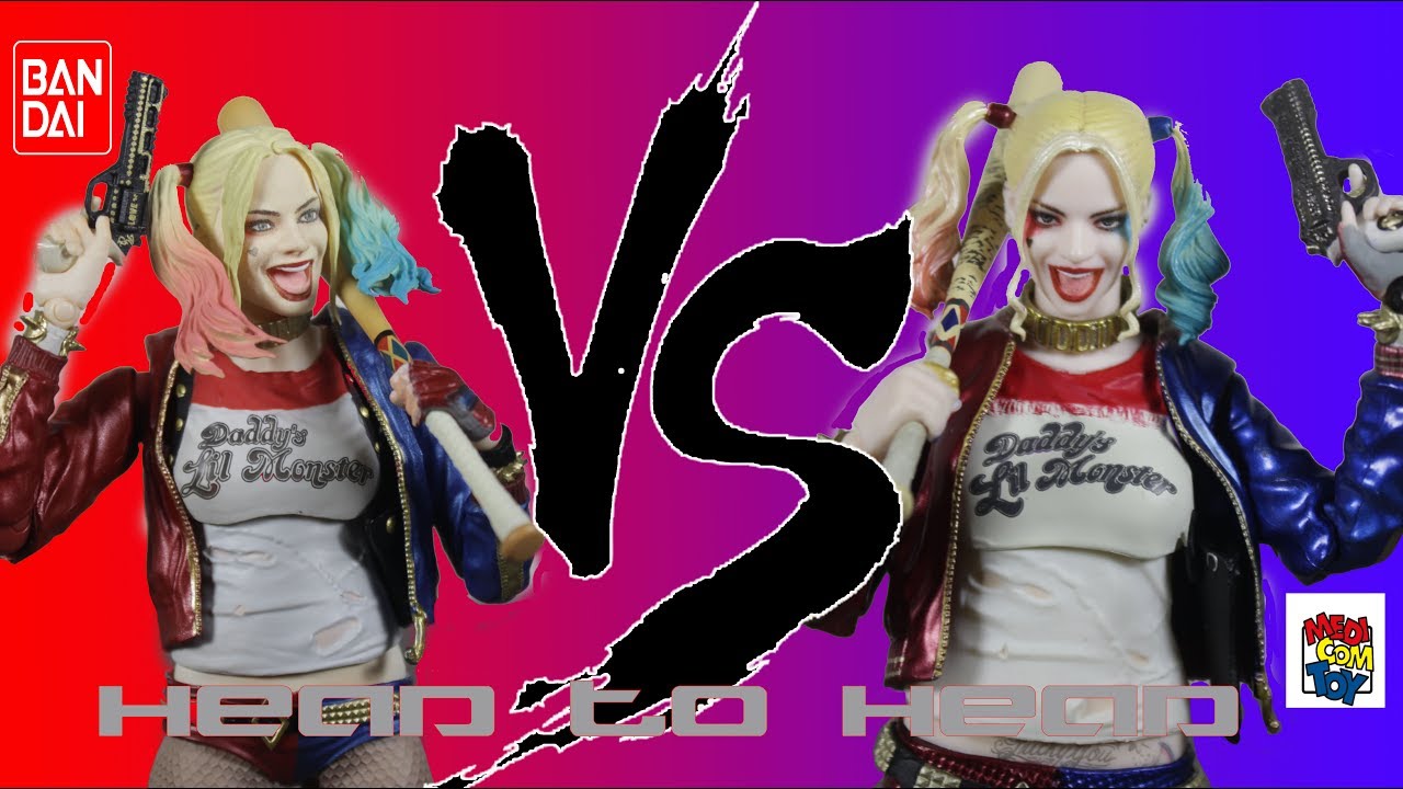 Head to Head S H Figuarts Suicide Squad Harley Quinn Vs Mafex Suicide Squad Harley Quinn