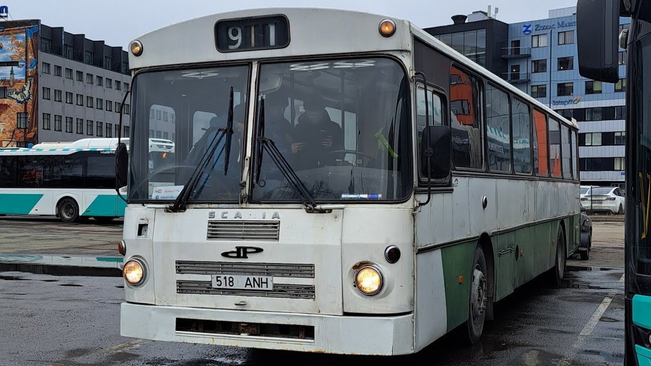 Провожаем Scania BR111 | Jätame hüvasti Scania BR111 #эстония #history #транспорт #автобус #scania 