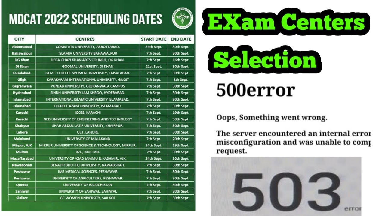 Error Problem in PMC website|Center and Date selection|Problem in login|Login problem in pmc website