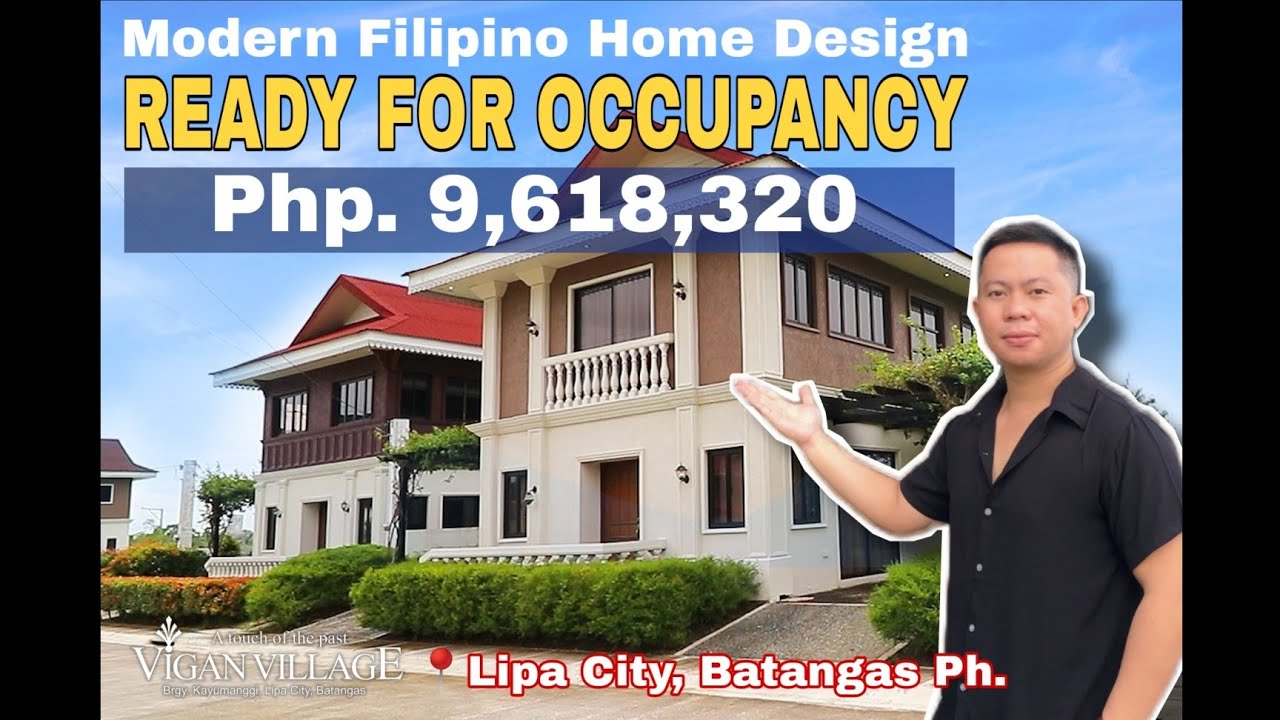 House Tour | Vigan Village Lipa City | Ready For Occupancy House and Lot | Modern Filipino Home  RFO