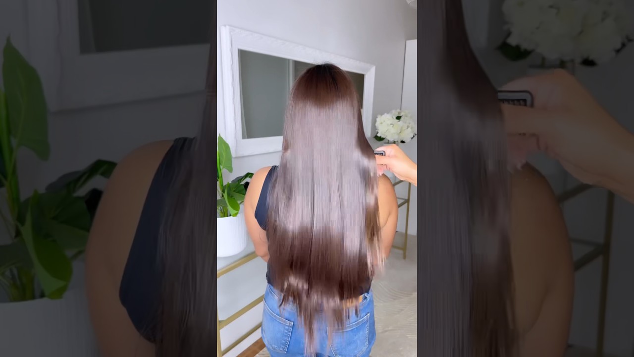 Elle regrette le lissage 🤦🏽‍♀️ trop tard by by les boucles 😭 