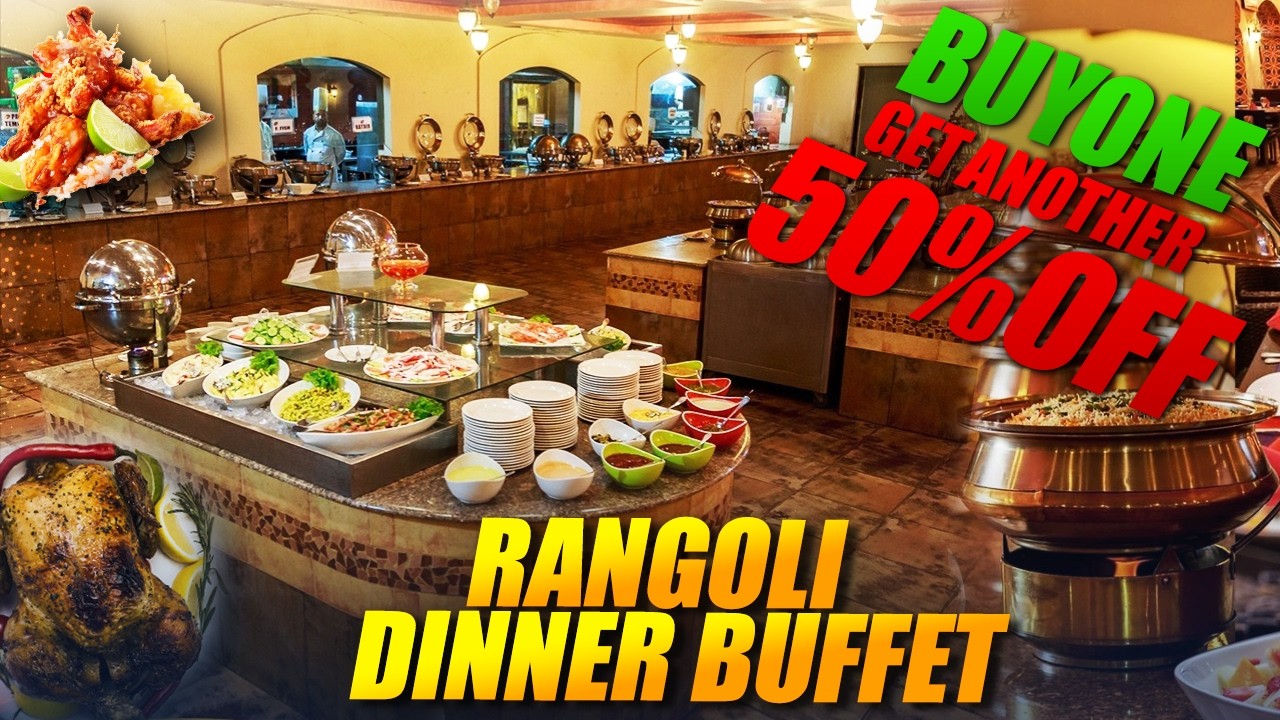 100+ Dishes At Dinner buffet #arenarangolibuffet | @HassamDiaries