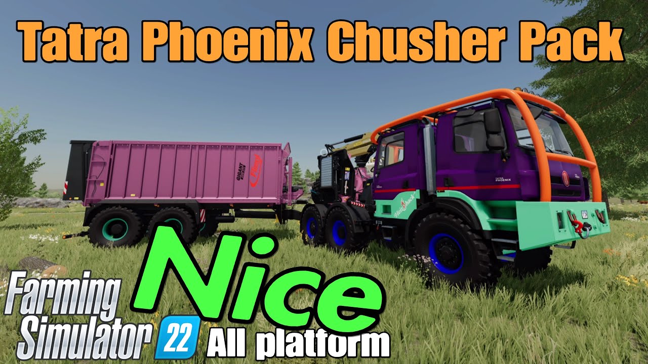 Tatra Phoenix Crusher Pack/ FS22 mod for all platforms
