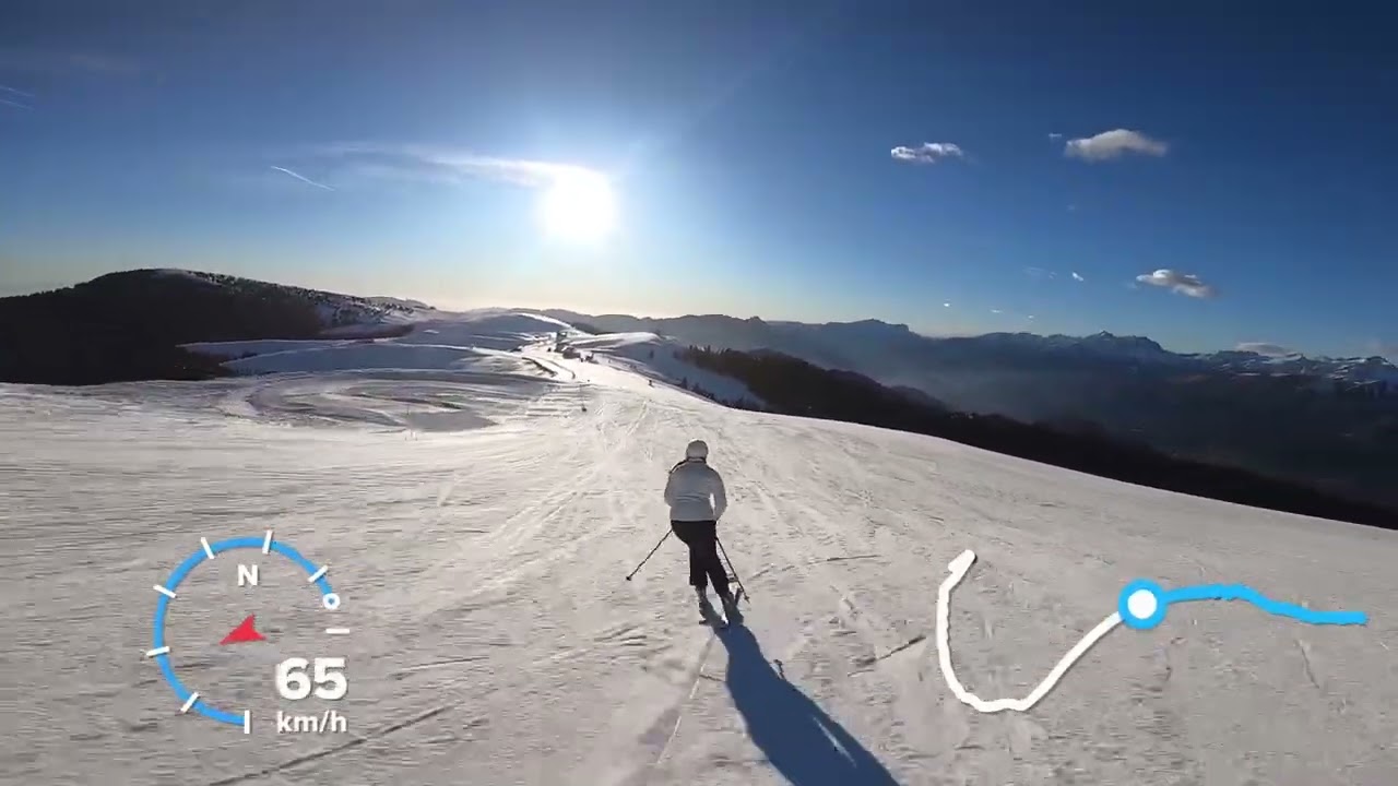 Ultima pista della giornata al Monte PORA