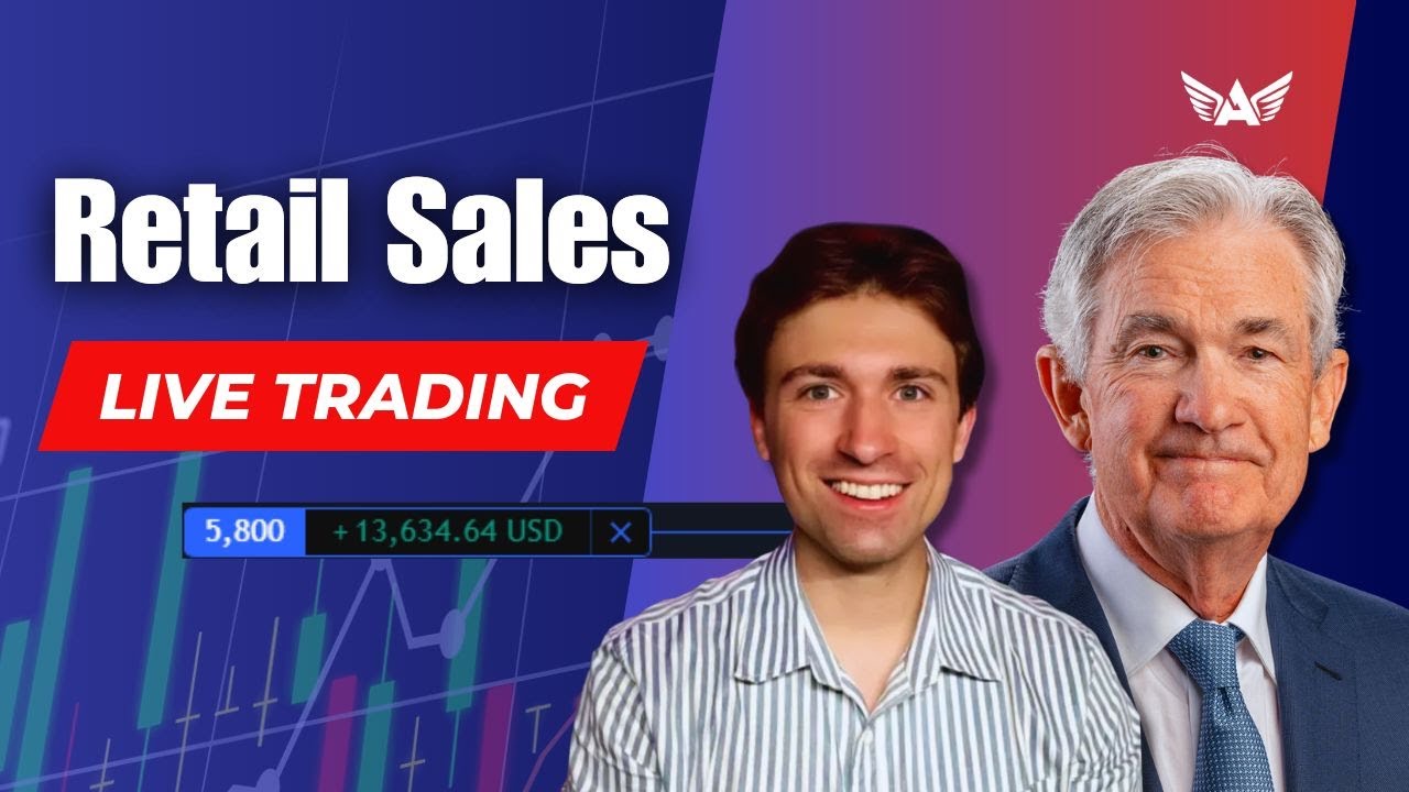 Live Trading Retail Sales GOLD, USD, SPX500 & More!
