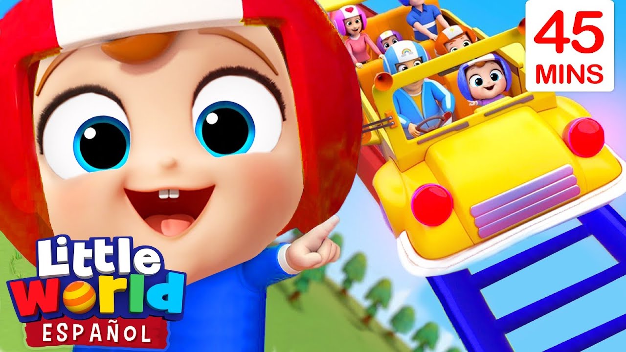 Alegría En La Montaña Rusa | Canciones Infantiles | Little World En Español