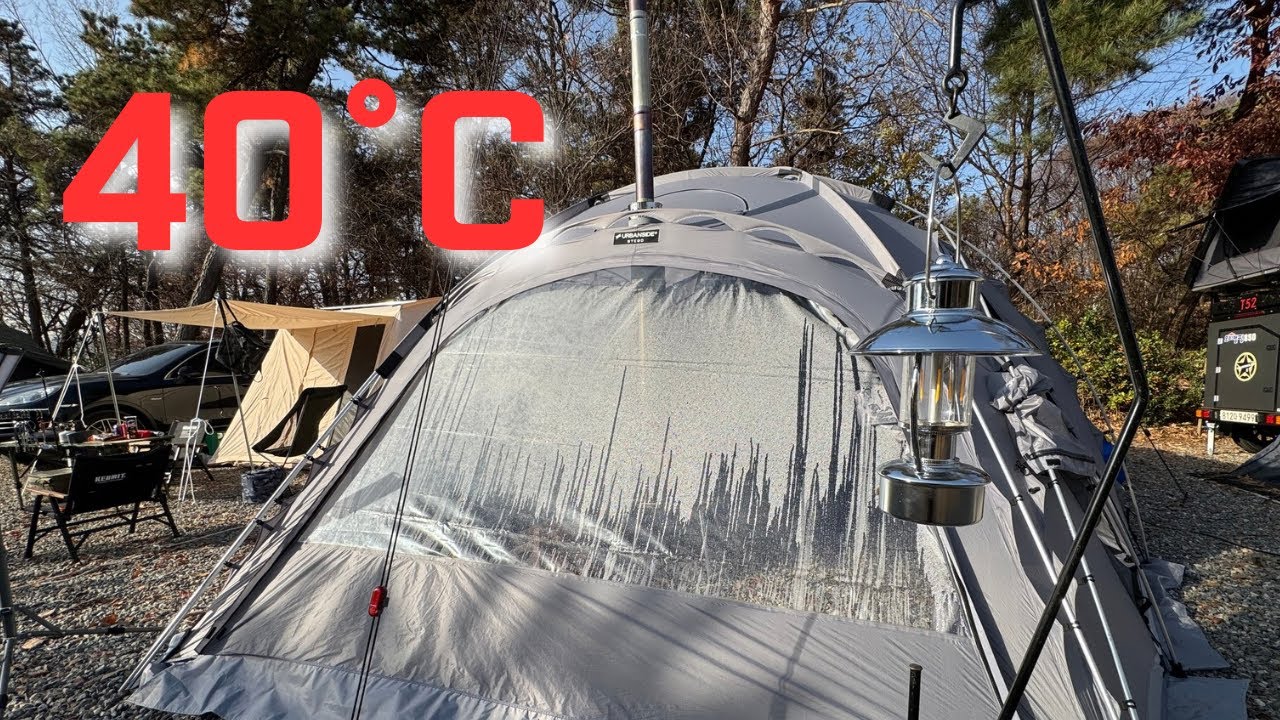 화목난로 Super hot🔥ㅣ캠핑 Vlogㅣ평택 낭만캠퍼스캠핑장