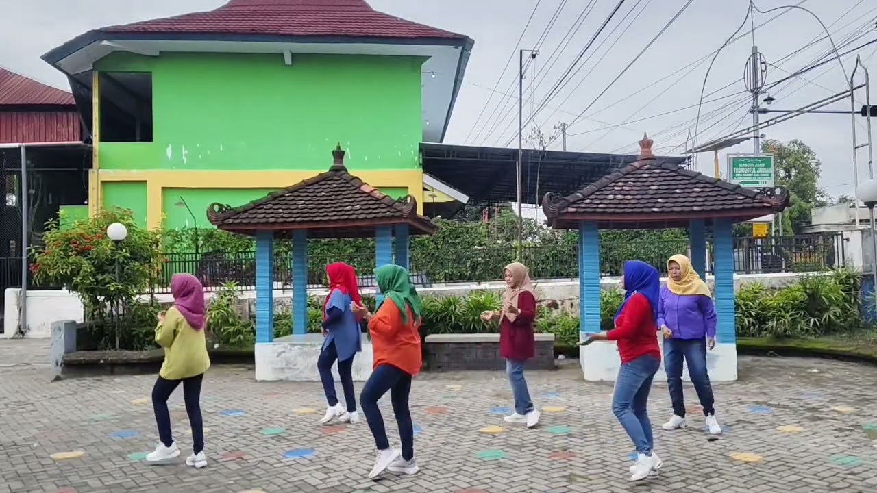 Selamat Ulang Tahun Line Dance, choreo Anieta Arief, demo CBB 