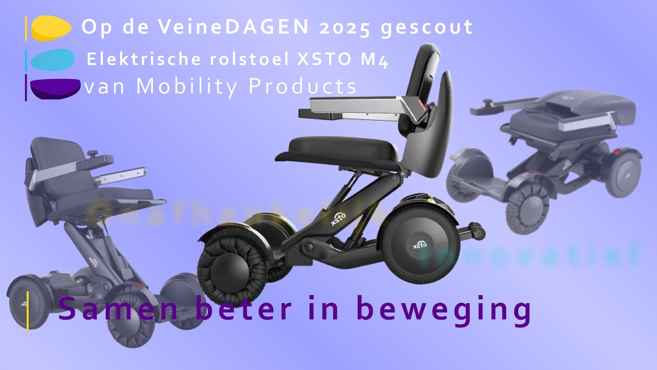 Op de VeineDAGEN 2025 gescout, Elektrische rolstoel XSTO M4 van Mobility Products
