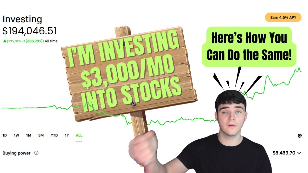I'm Investing $3,000/month into the Stock Market. . . Here's How You Can Do the Same!