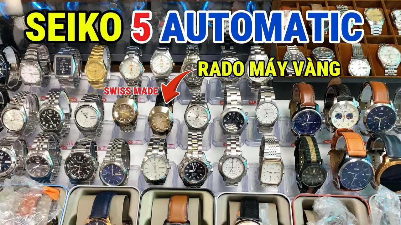 🎁𝐋𝐢𝐯𝐞𝐬𝐭𝐫𝐞𝐚𝐦 𝐒𝐞𝐢𝐤𝐨 & 𝐎𝐫𝐢𝐞𝐧𝐭 Cơ + Pin Giá Tốt Lô 04-03 Đồng Hồ Nhật Bản