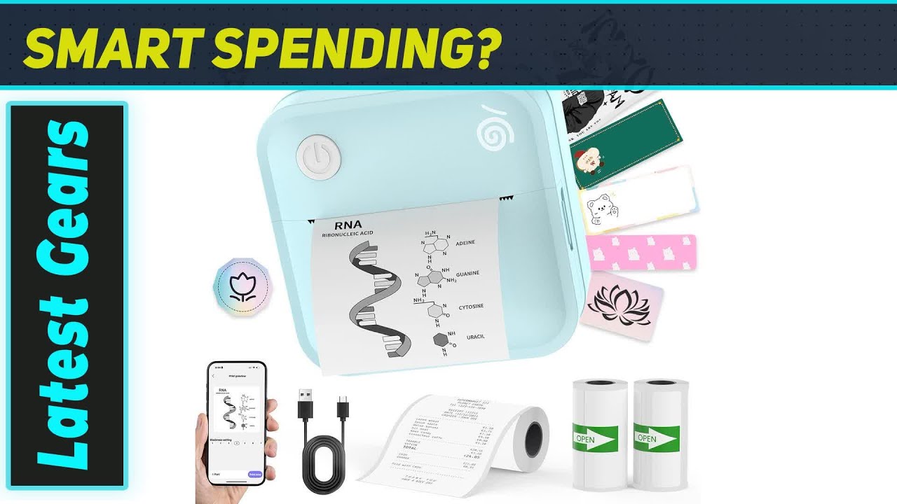 Lopevi Bluetooth Label Maker: The Ultimate Portable Sticker Printer for Everything!