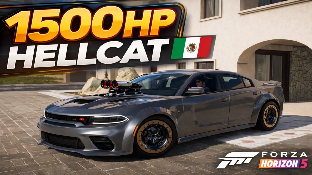 This 1500HP Hellcat is INSANE in Mexico 😈🔥 (Forza Horizon 5)