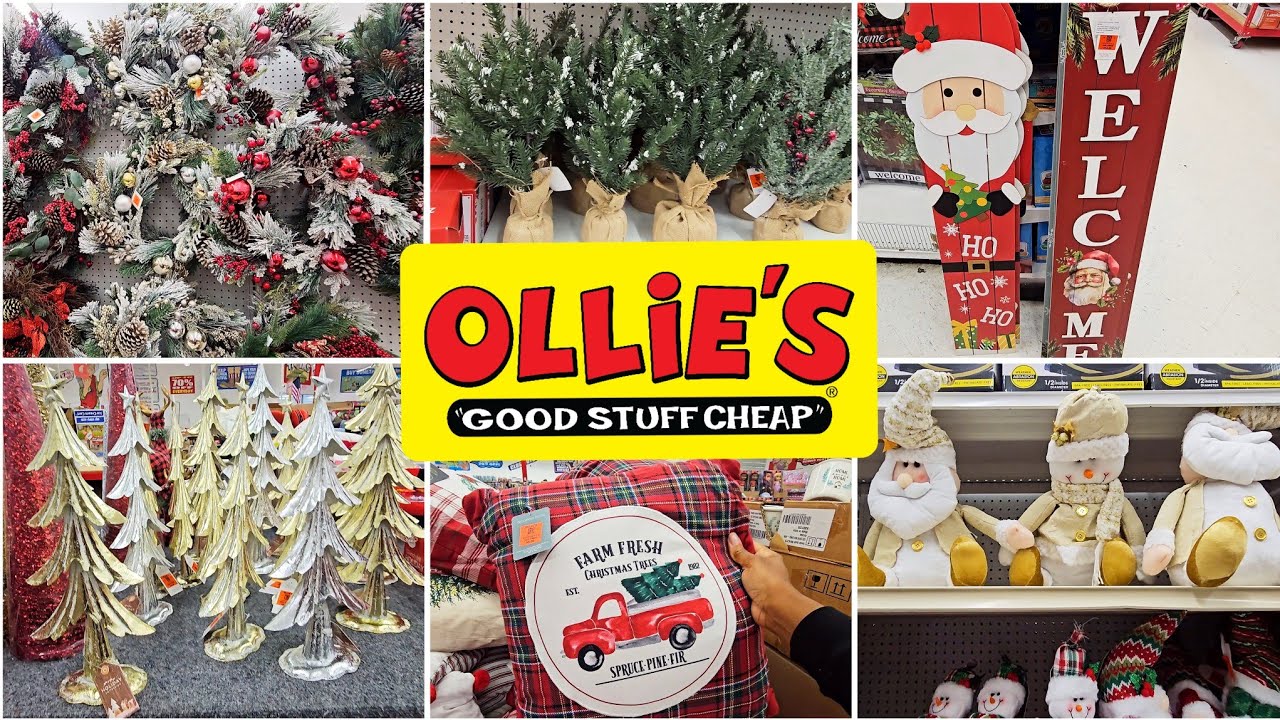 OLLIE'S BARGAIN OUTLET CHRISTMAS DECOR 2024