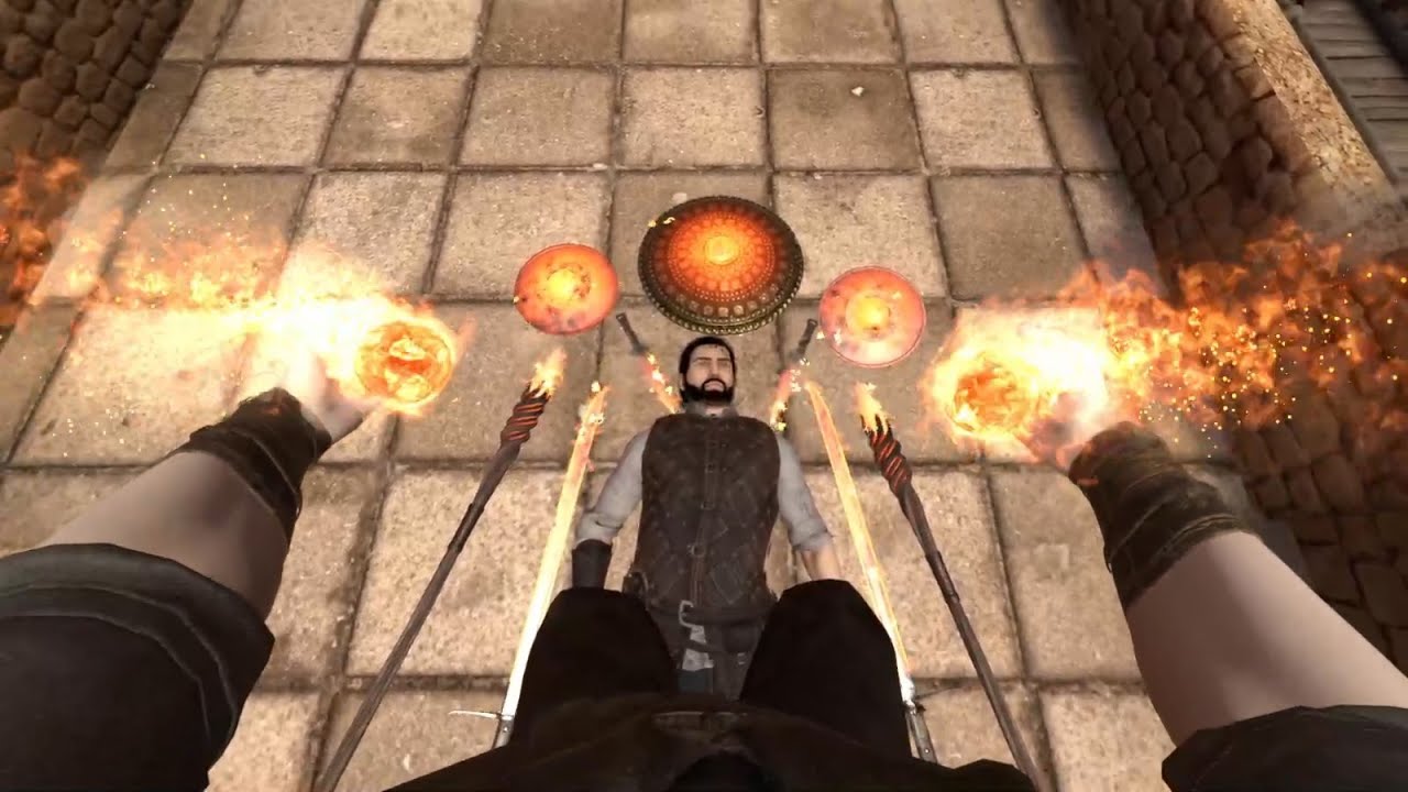 Everything You Can Do With The Fire Spell In Blade And Sorcery