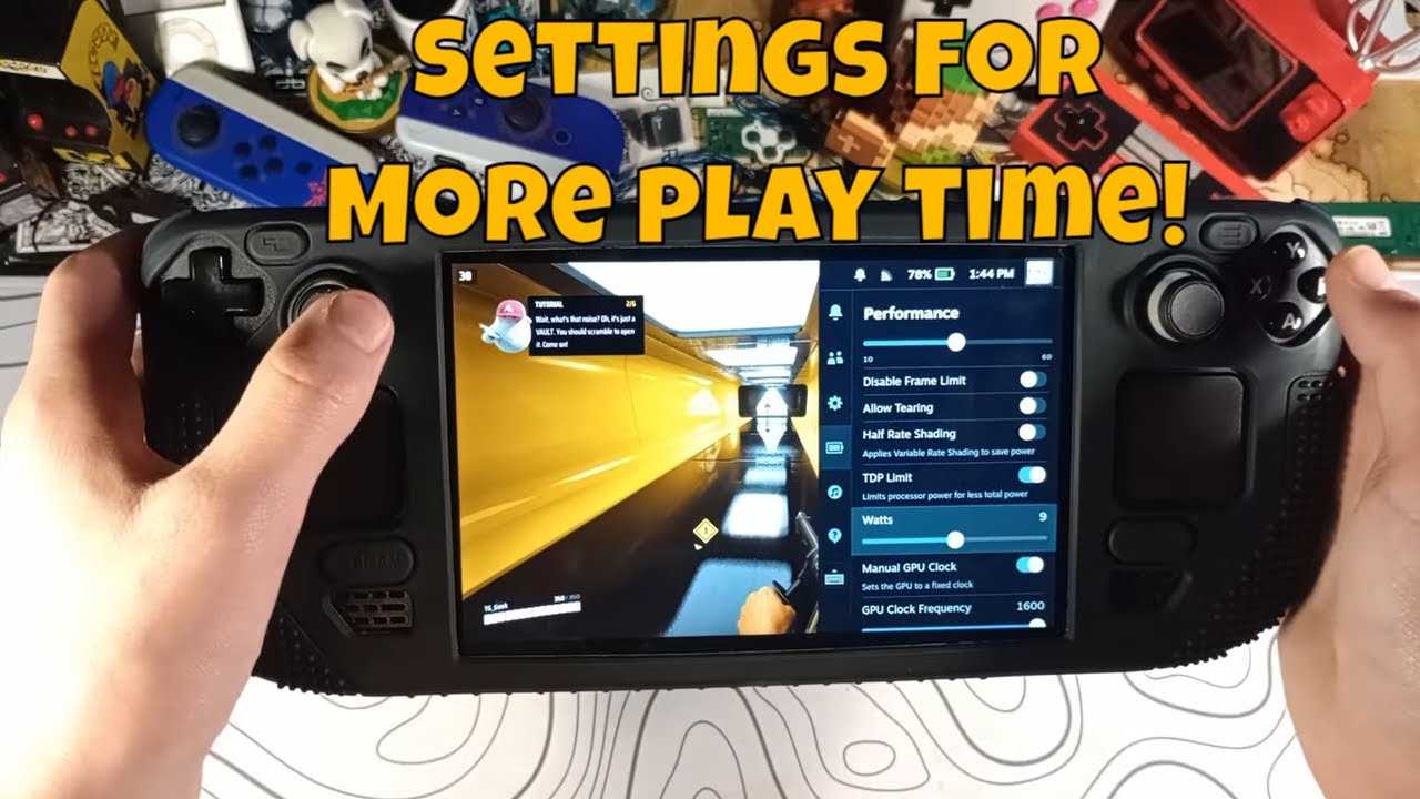 Как продлить срок службы батареи вашего Steam Deck