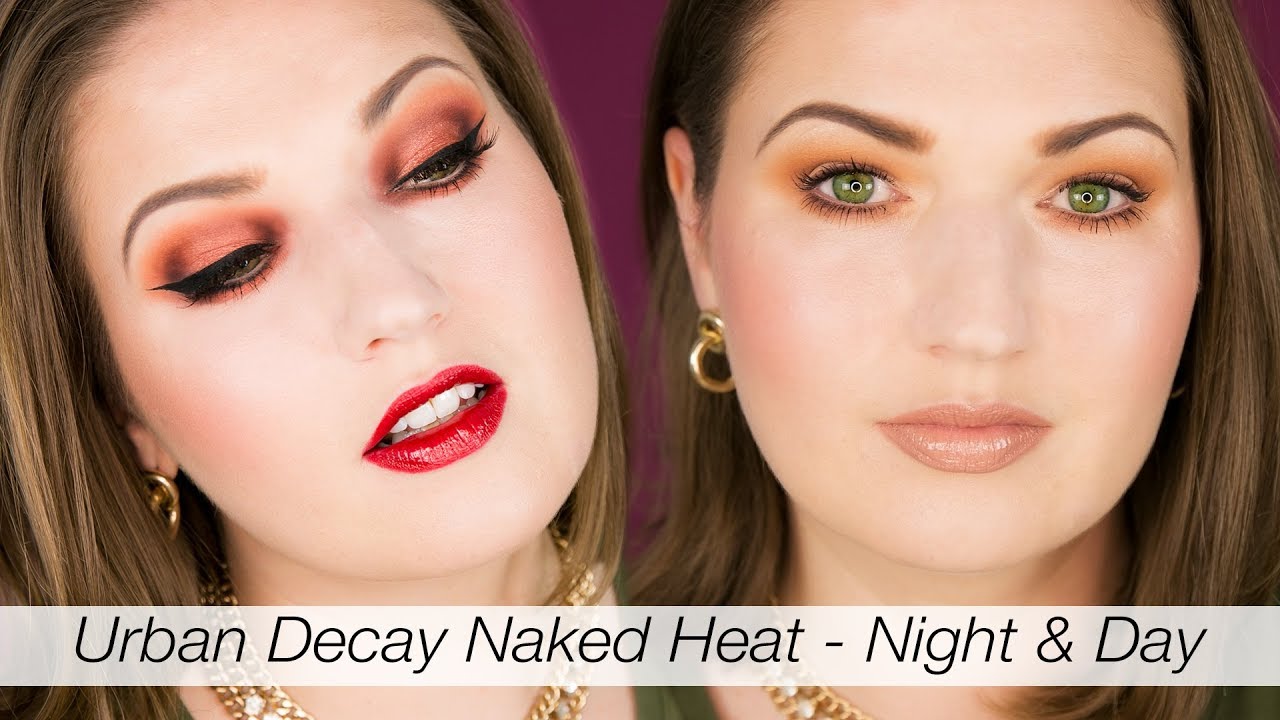 Urban Decay Naked Heat 2 Looks!! Day & Evening Makeup for Fall