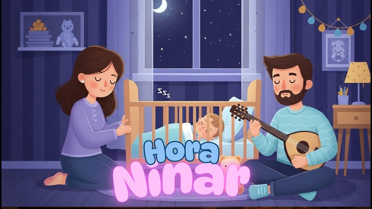 Hora de Dormir do Bebê 👶🌙 | Música de Ninar Tranquila