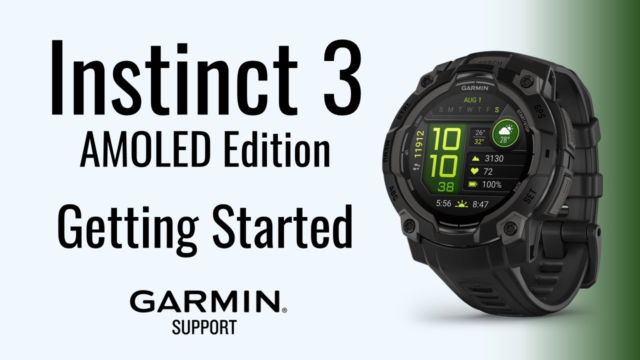 Instinct® 3 AMOLED | Начало работы | Поддержка Garmin