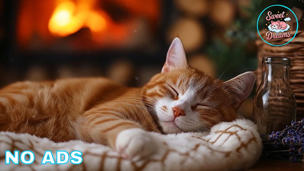 Relaxing Music For Cats ✨ Cat Piano Music & Cozy Atmosphere Guiding Cat Restful Sleep