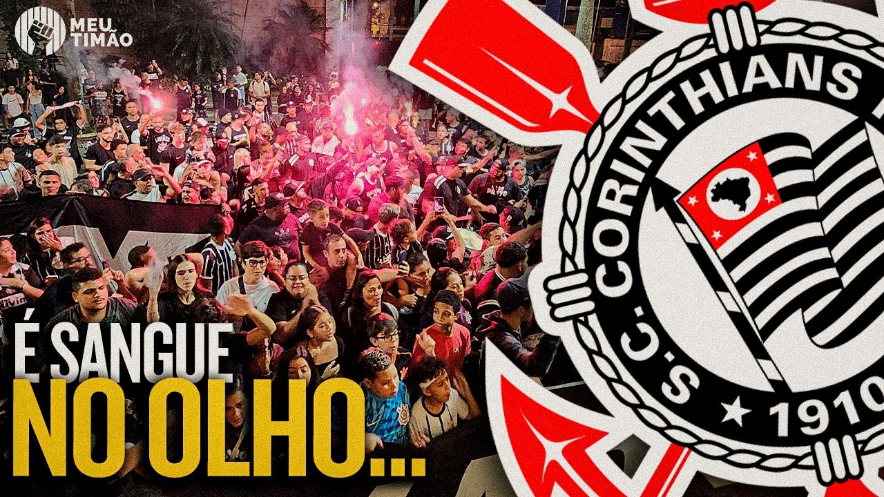 FIEL TORCIDA FAZ FESTA PARA O ELENCO DO CORINTHIANS QUE VAI ENFRENTAR O SANTOS NO PAULISTÃO 2026