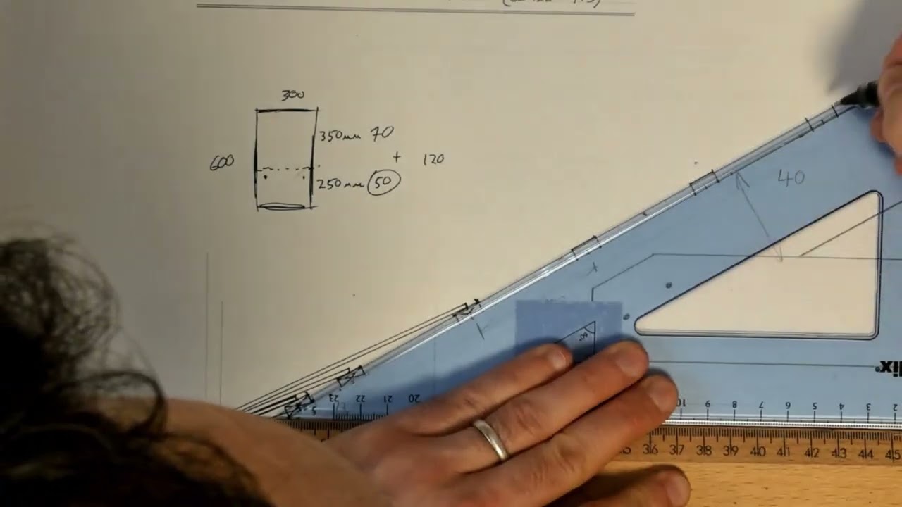 Scale 1:5 Eaves/Slate Detail