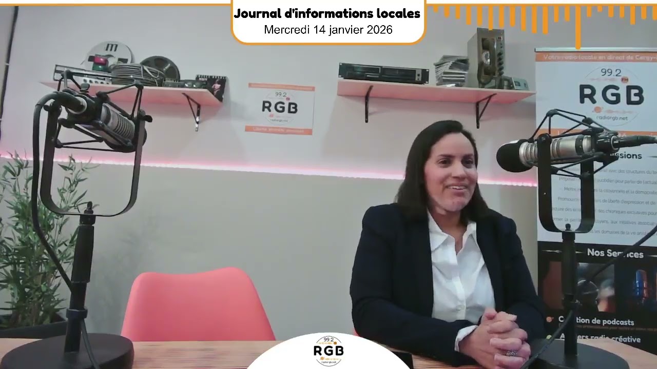 Journal d'informations locales - Mercredi 14 janvier 2026 - Radio RGB 99.2 FM
