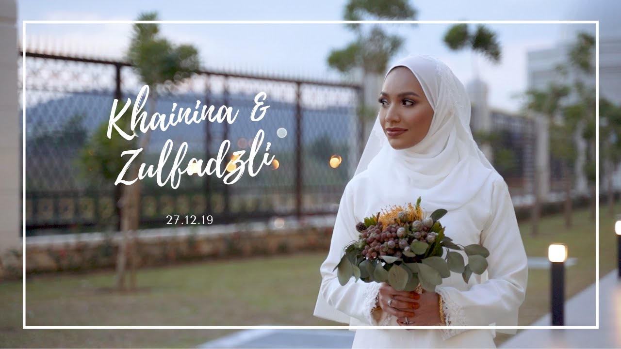 MALAY WEDDING || Khainina & Zulfadzli Akad Nikah