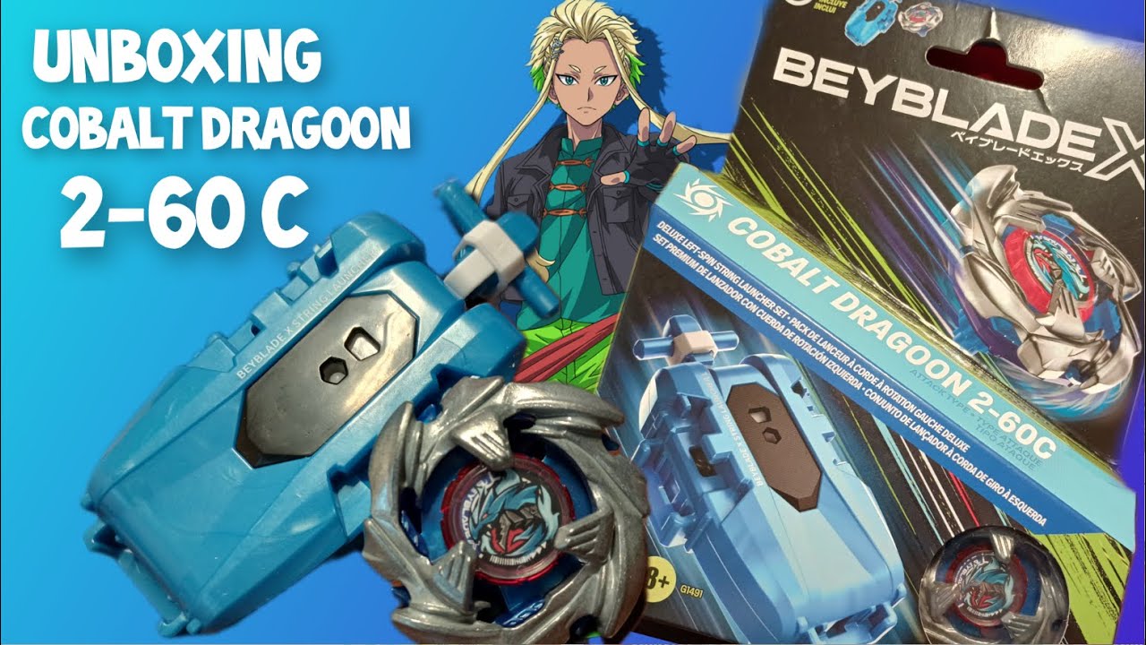 THE REVERSE ROTATING BEY! Unboxing Beyblade X Cobalt Dragoon 2-60 C | Beyblade Unboxing