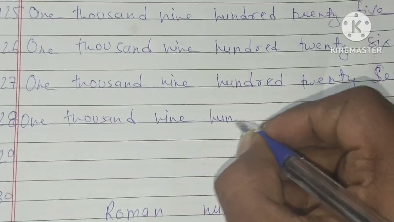 Write in words from 1921 to 1930 @KLBROBijuRithvik1 #@MrBeast 