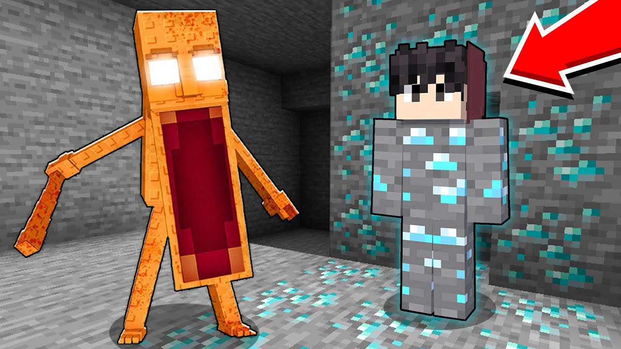 Using Camo To Hide From EVIL BRAINROT In Minecraft!