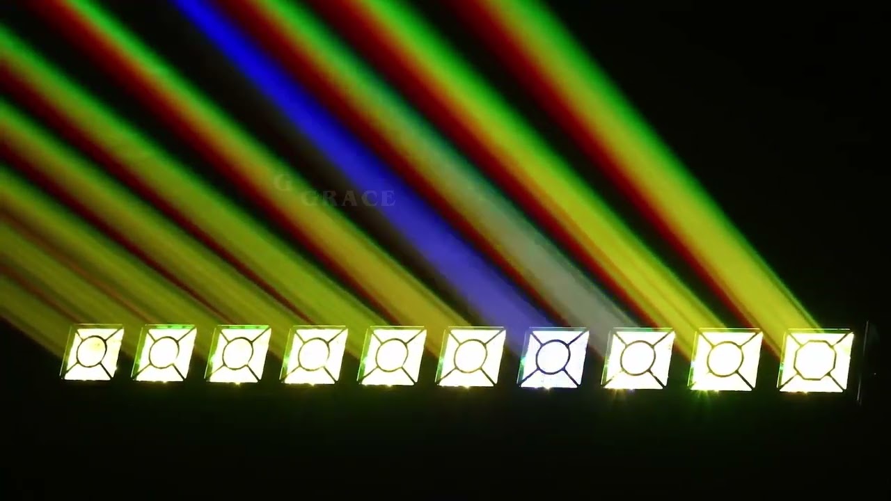 350W 2-in-1 LED Stage Light with 10x25W RGBW Beam & 160x0.3W RGBYA Wash(GL SL10)