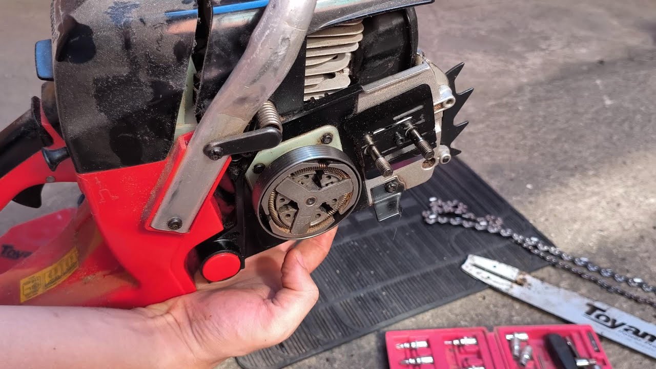 MANUTENÇÃO EM MOTOSERRA TOYAMA, APÓS TRÊS MESES PARADA!