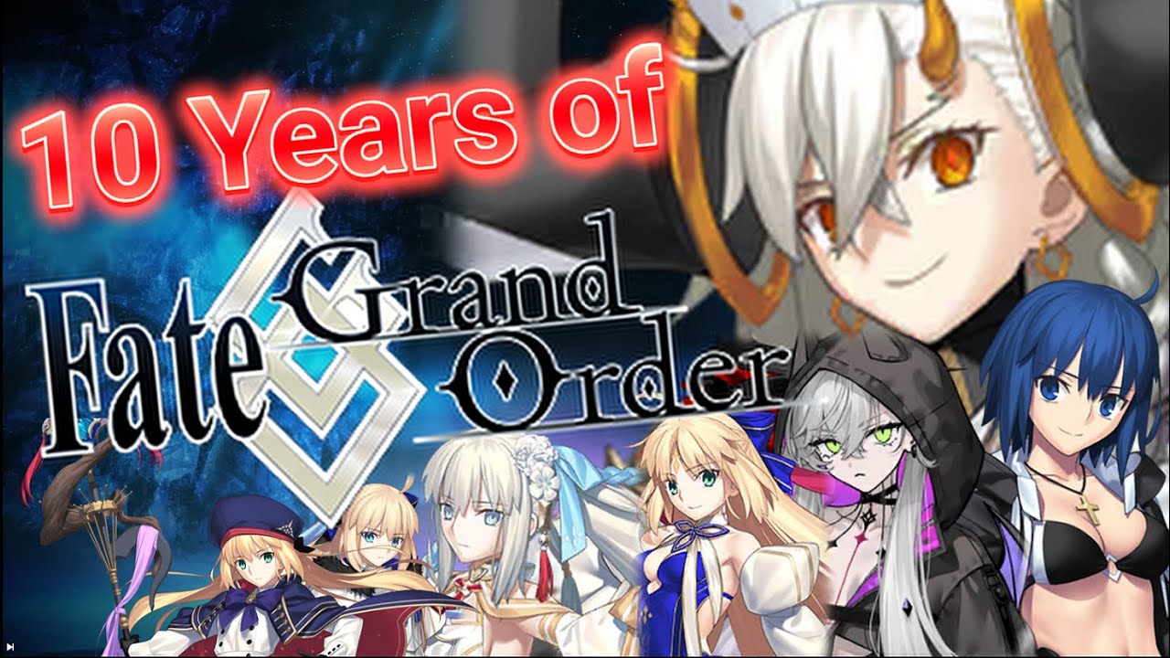 Top Ten Servants of the DECADE FGO 2015-2025