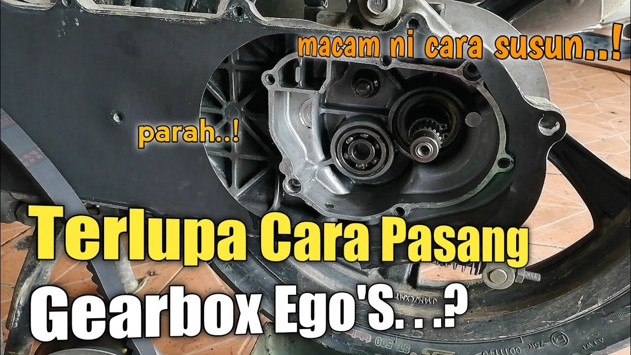 Cara Susun GearBox Ego'S | Nouvo'S 🔥Jom Belajar