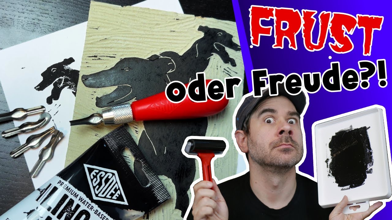 Das erste Mal Linoldruck - Ist dieses Set für Anfänger die richtige Wahl?! (ESSDEE)