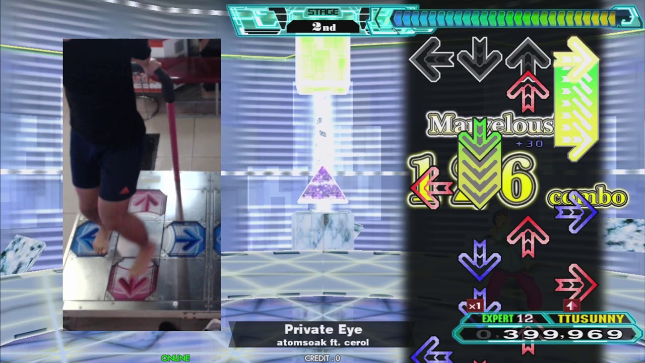 DDR A - Private Eye ESP PFC full spins & crossovers