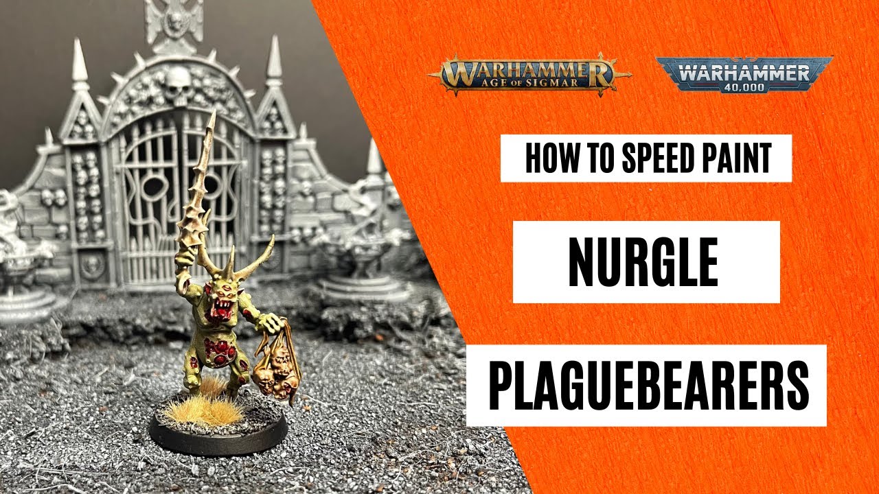 How to Speed Paint Nurgle Plaguebearers!